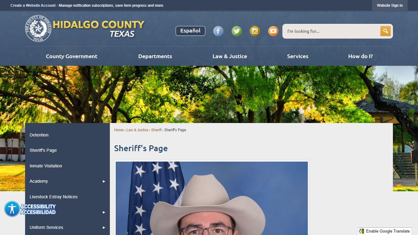 Sheriff's Page | Hidalgo County, TX - Official Website